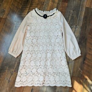 Mae Li Rose Flower Lace Dress 10
